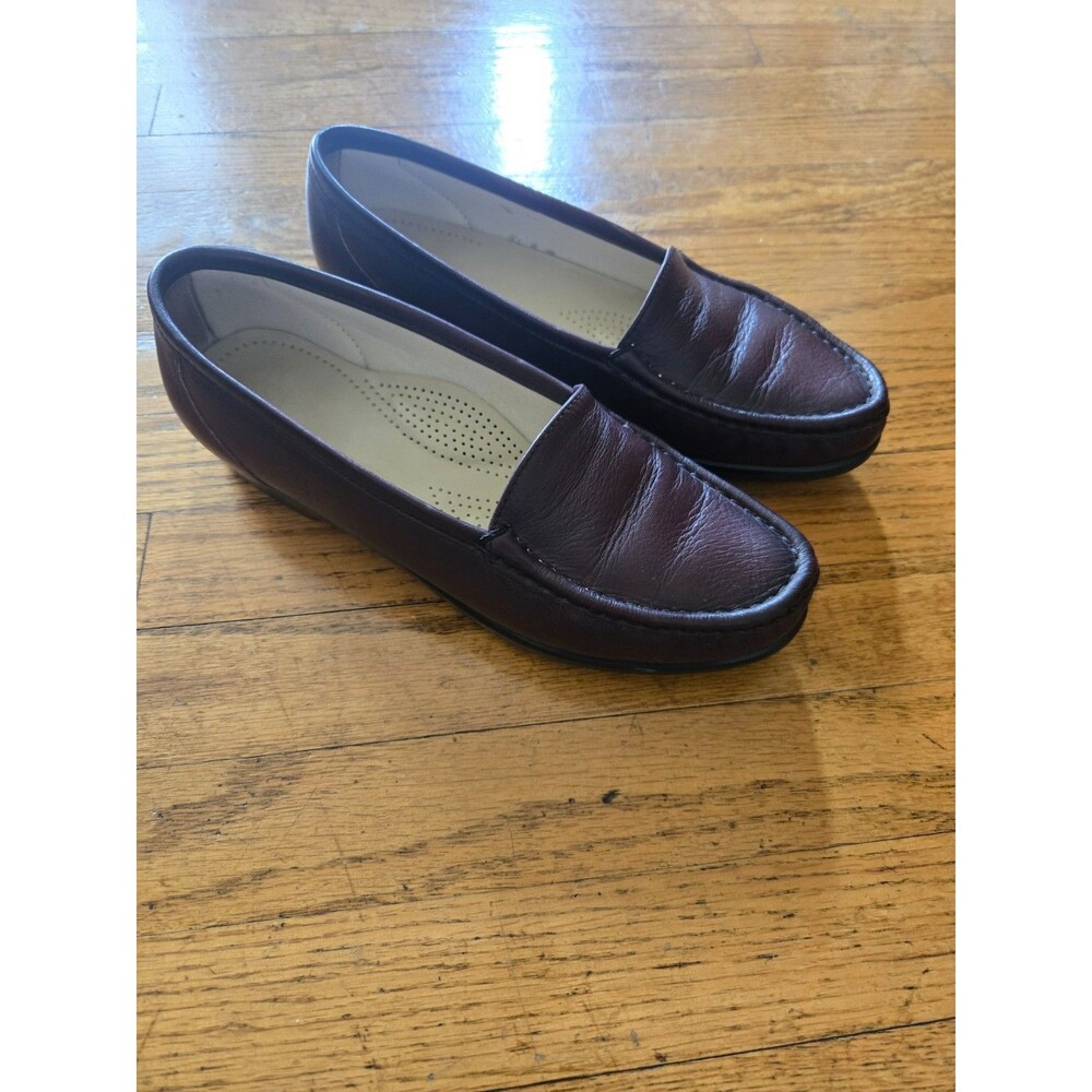 SAS Tripad Comfort Womens Brown Leather Slip On Driving Loafers Size 7